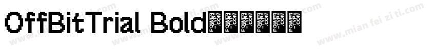 OffBitTrial Bold字体转换